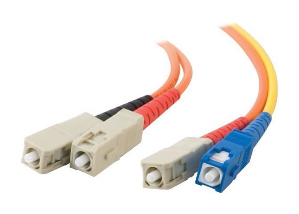 C2G OM1 SC/SC 62.5/125 Mode-Conditioning Fiber Optic Patch Cable - mode conditioning cable - 5 m - orange