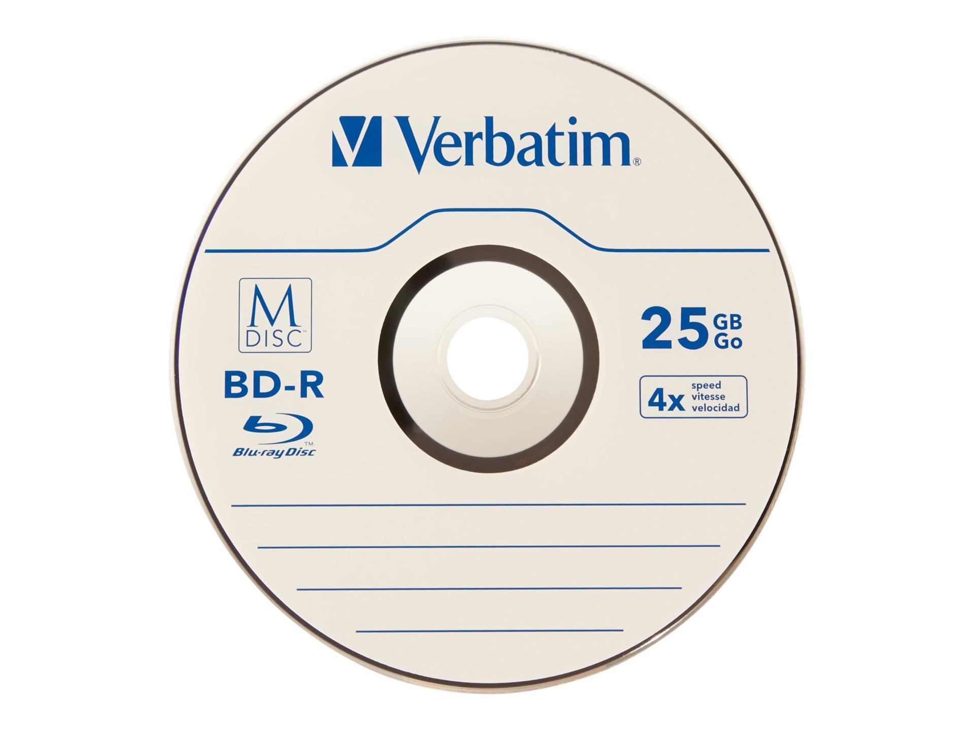 Verbatim M-Disc - BD-R x 25 - 25 GB - storage media