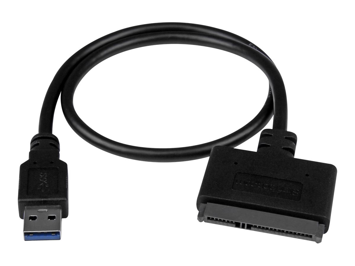Startech® 8.3 USB 3.0 to 2.5 SATA III Hard Drive Adapter Cable W/UASP/SATA  to USB3.0 Converter (USB3S2SAT3CB)