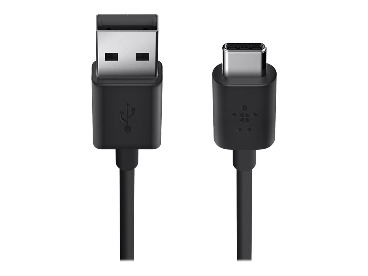Belkin MIXIT™ 2.0 USB-A to USB-C Charging Cable - 2M/ 6.6ft - Black