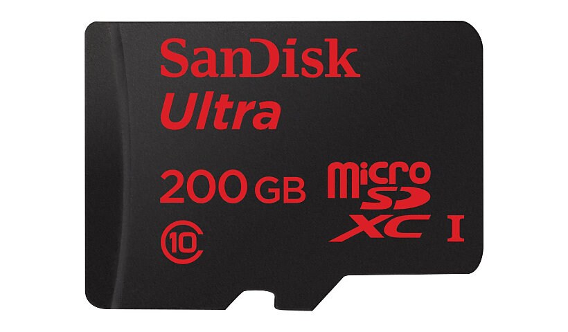 SanDisk Ultra - Premium Edition - flash memory card - 200 GB - microSDXC UH