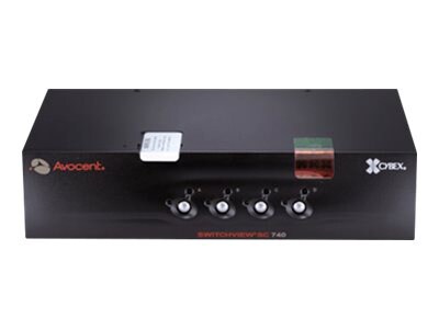 Avocent Switchview SC740C - KVM / audio switch - 4 ports