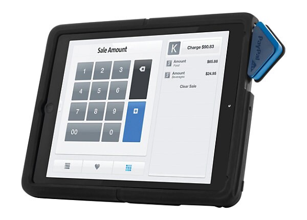 Kensington SecureBack Rugged Payments Enclosure - back cover for tablet