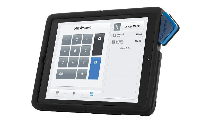 Kensington SecureBack Rugged Payment Carry Case - back cover for tablet