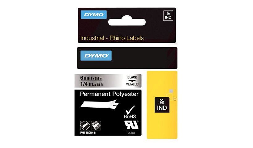 Dymo Rhino Permanent Polyester - tape - 1 roll(s) -