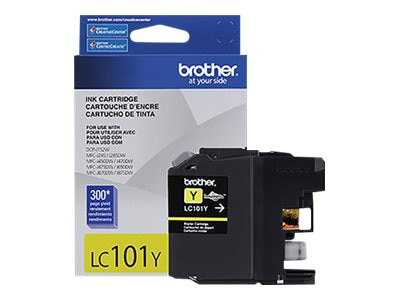 Brother LC101Y - yellow - original - ink cartridge