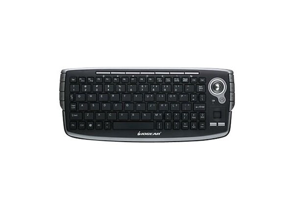 IOGEAR Wireless Compact with Optical Trackball and Scroll Wheel GKM681RW4 - keyboard - French
