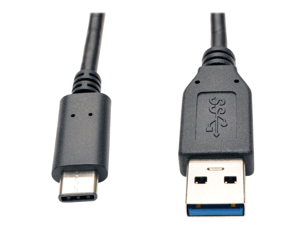 Tripp Lite 3ft USB 3.1 Gen 1.5 Adapter USB-C to USB Type M/M 5 Gbps 3' USB-C cable - USB Type A 24 pin USB-C - 3 - U428-003 USB Cables - CDW.com