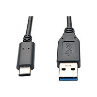 Tripp Lite USB C to USB-A Cable 5 Gbps USB 3.1 Gen 1 M/M USB Type C 3'