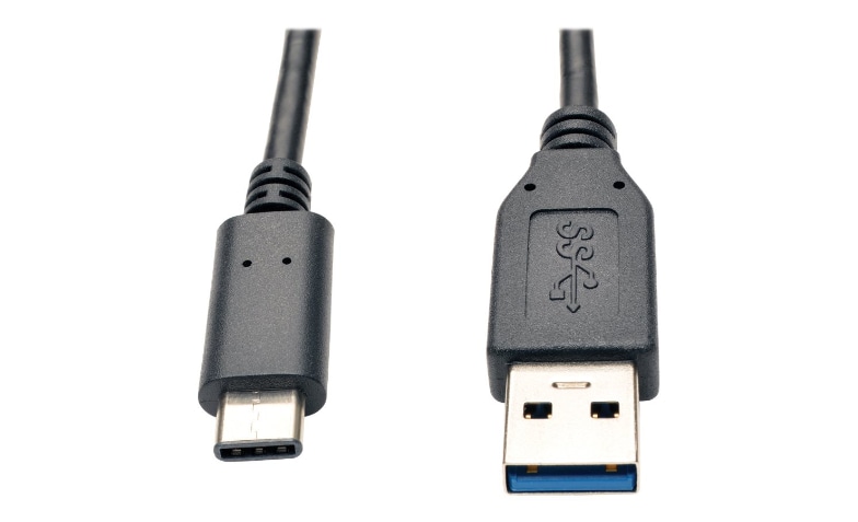 Tripp Lite 3ft USB 3.1 Gen 1.5 Adapter USB-C to USB Type A M/M 5 Gbps 3' - USB-C cable - USB A to 24 - 3 - U428-003 - USB Cables - CDW.com