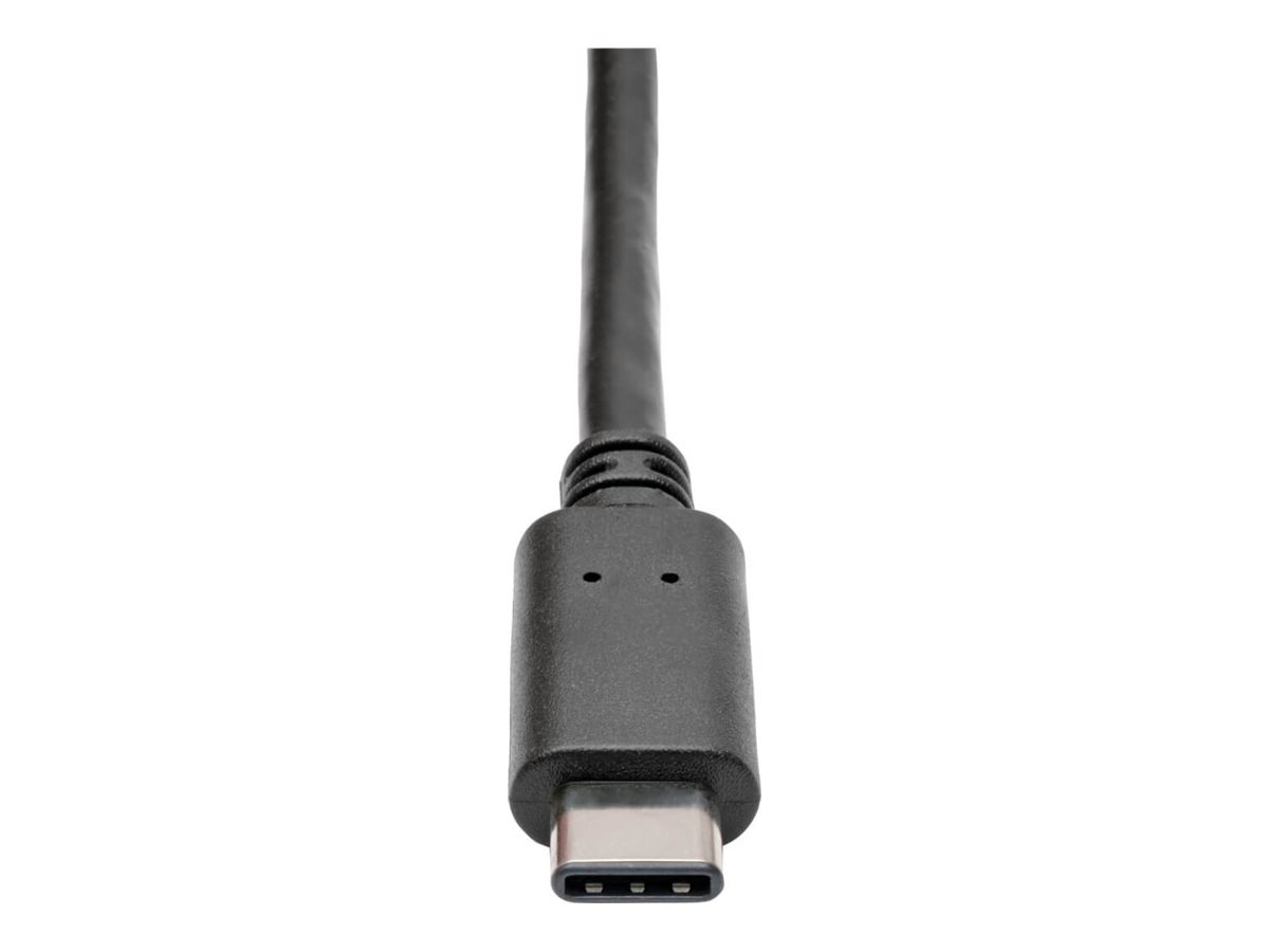 Thumbnail 2 of 3 for Eaton Tripp Lite Series 6 Inch USB 3.1 Gen 1 5 Gbps Cable USB Type-C USB-C to USB Type A M/F 6" - USB-C cable - USB Type