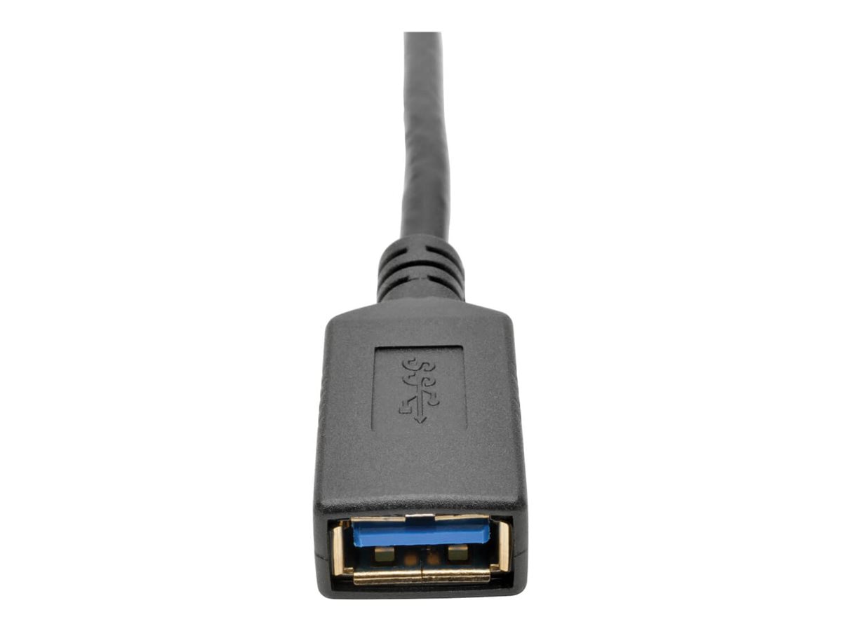 Thumbnail 3 of 3 for Eaton Tripp Lite Series 6 Inch USB 3.1 Gen 1 5 Gbps Cable USB Type-C USB-C to USB Type A M/F 6" - USB-C cable - USB Type