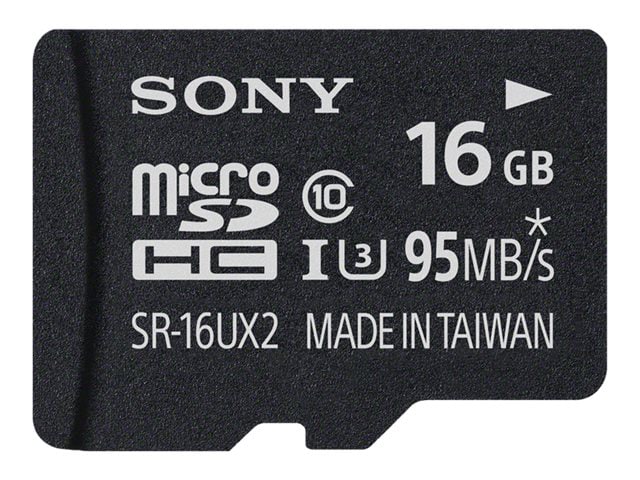 Sony SR16UXA/TQ - flash memory card - 16 GB - microSDHC UHS-I