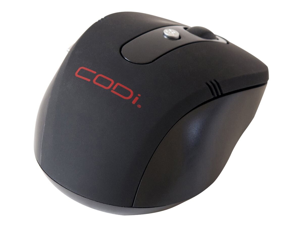 CODi Wireless Optical Nano Mouse - mouse - RF - black