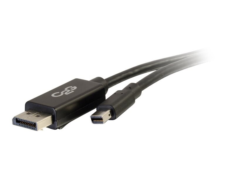C2G 10ft 4K Mini DisplayPort to DisplayPort Cable - 4K 30Hz - Black - M/M - Câble DisplayPort - 3.05 m