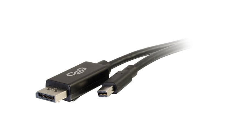 C2G 10ft 4K Mini DisplayPort to DisplayPort Cable - 4K 30Hz - Black - M/M - DisplayPort cable - 3.05 m