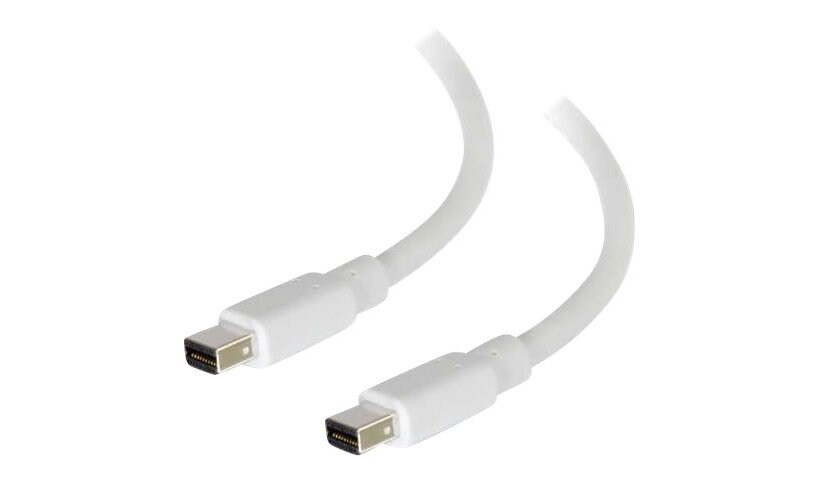 C2G 3ft Mini DisplayPort Cable M/M - White - DisplayPort cable - 91.44 cm