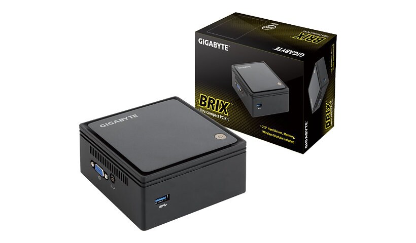 Gigabyte BRIX GB-BXBT-2807 (rev. 1,0) - Ultra Compact PC Kit - Celeron N280