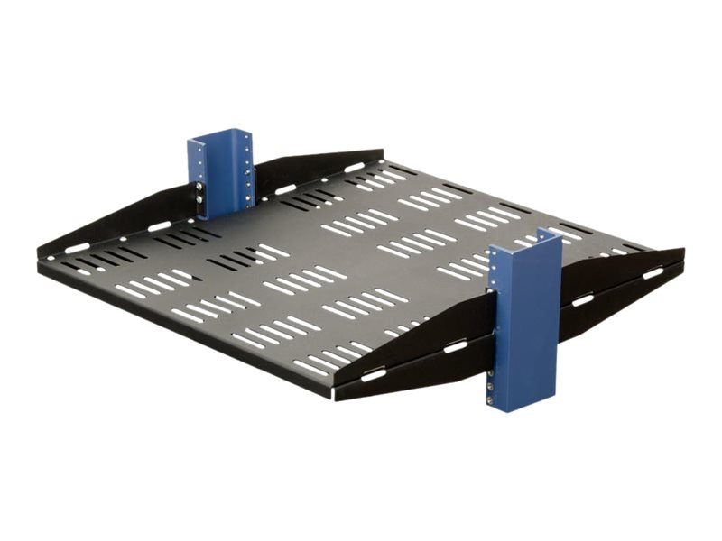Rack Solutions 2U 2Post Heavy Duty Center Mount Vented Shelf 21in (D)