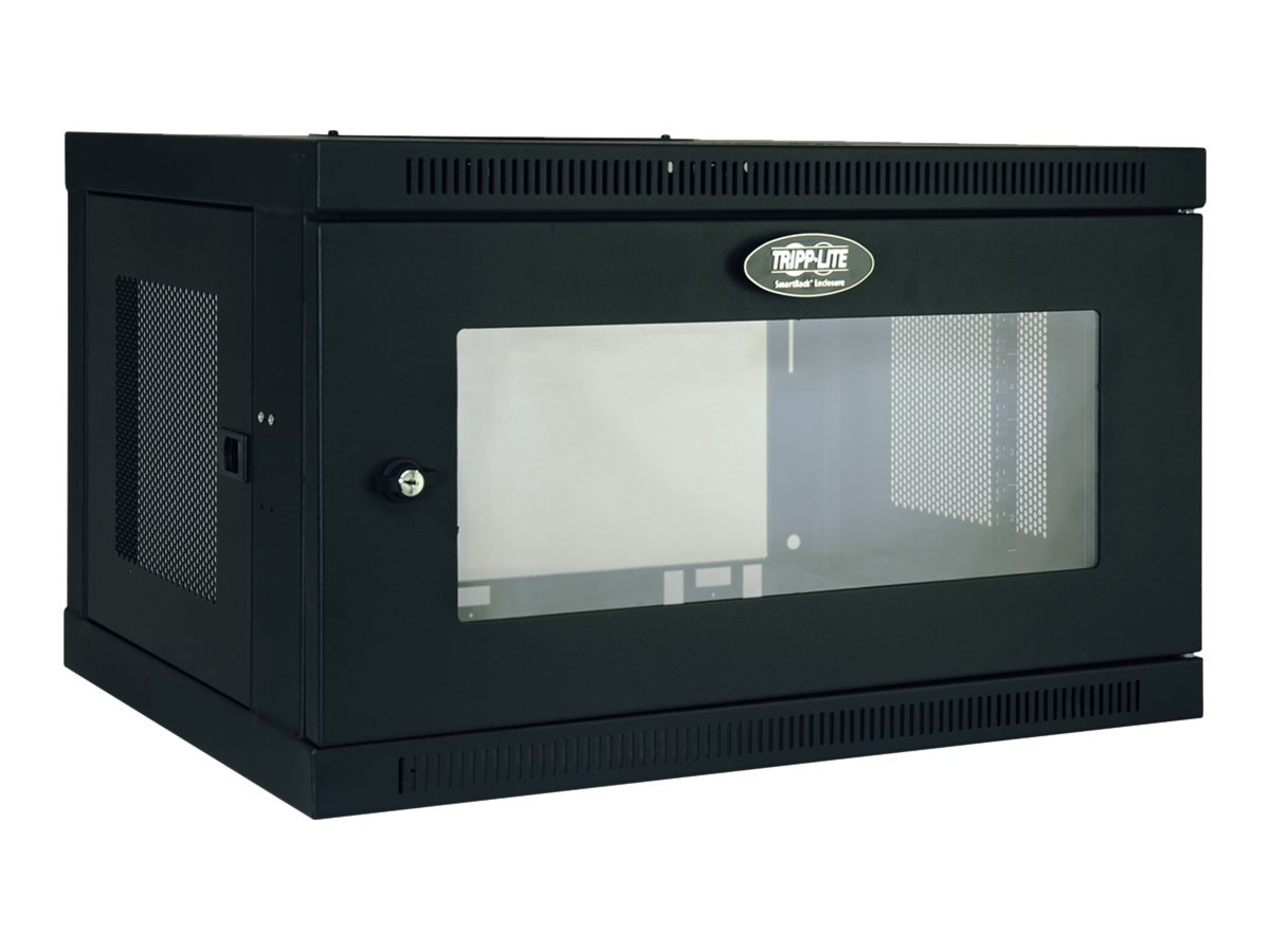 Tripp Lite 6U Wall Mount Rack Enclosure Server Cabinet w/ Acrylic Window - rack - 6U