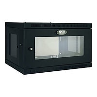 Tripp Lite 6U Wall Mount Rack Enclosure Cabinet Acrylic Window Switch Depth