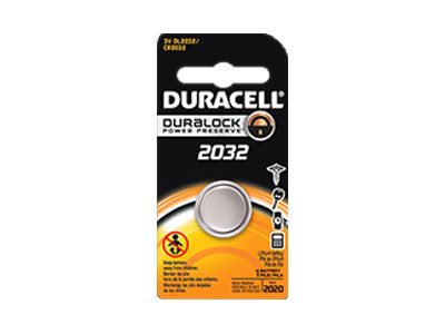 Duracell Piles bouton CR2032 lithium 3 V