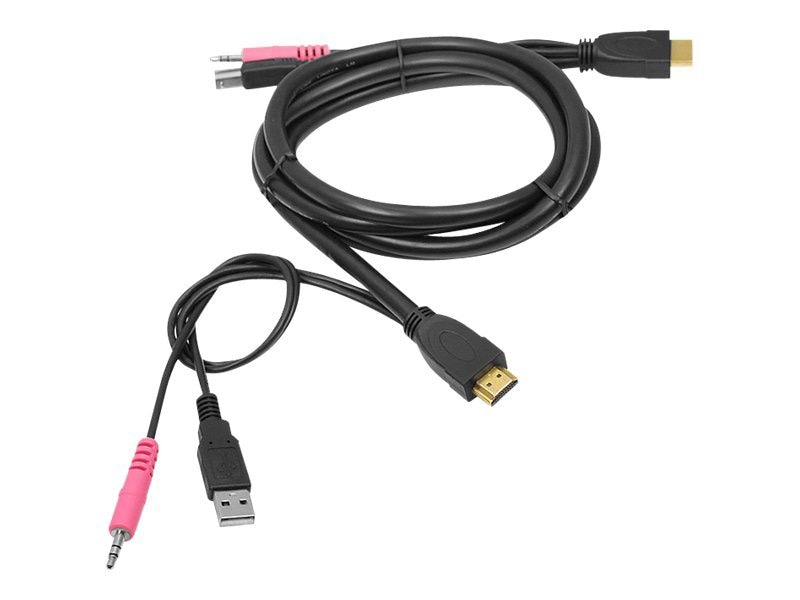 SIIG USB HDMI KVM Cable with Audio & Mic - keyboard / video / mouse / audio