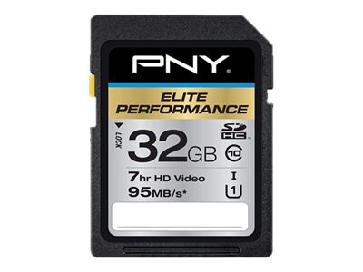 PNY Elite Performance - flash memory card - 32 GB - SDHC UHS-I