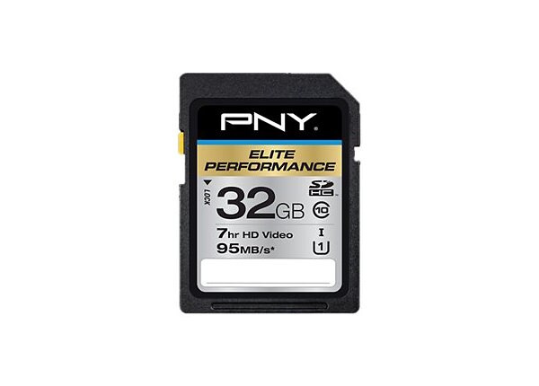 PNY Elite Performance - flash memory card - 32 GB - SDHC UHS-I