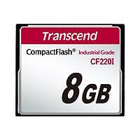Transcend CF220I Industrial Grade - flash memory card - 8 GB - CompactFlash