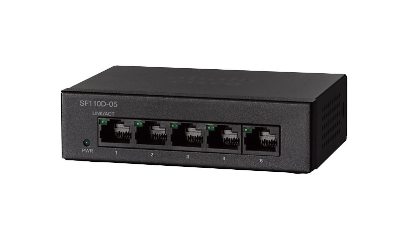 Cisco Small Business SG110D-05 Switch - 5 Ports - Unmanaged