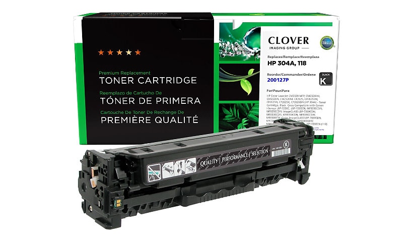 Clover Imaging Group - black - compatible - remanufactured - toner cartridge (alternative for: HP 304A)