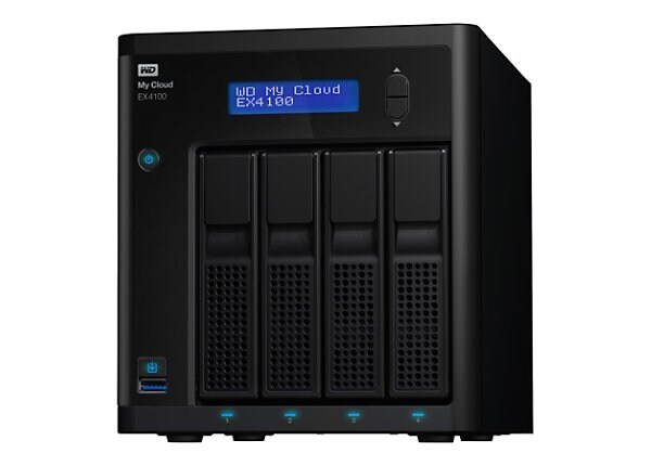 WD My Cloud EX4100 WDBWZE0240KBK - NAS server - 24 TB