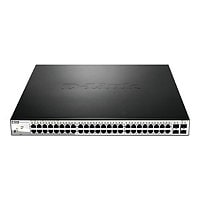 D-Link Web Smart DGS-1210-52MP - switch - 52 ports - managed - rack-mountab