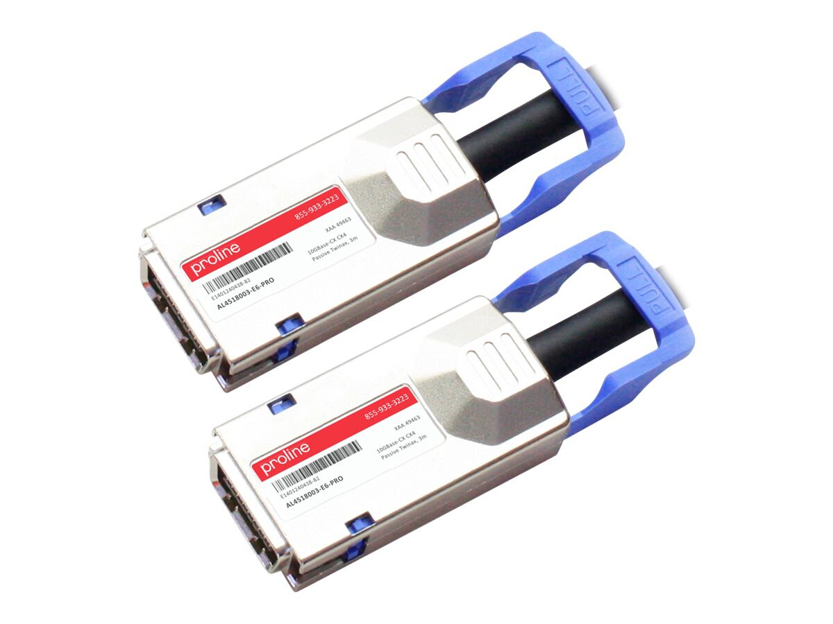Proline Ethernet 10GBase-CX4 cable - TAA Compliant - 10 ft