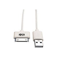 Tripp Lite 3ft USB/Sync Charge Cable 30-Pin Dock Connector for Apple White