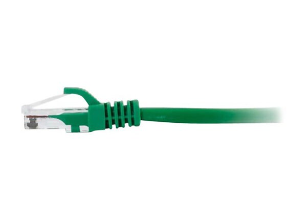 C2G Cat5e Snagless Unshielded (UTP) Network Patch Cable - patch cable - 2.74 m - green