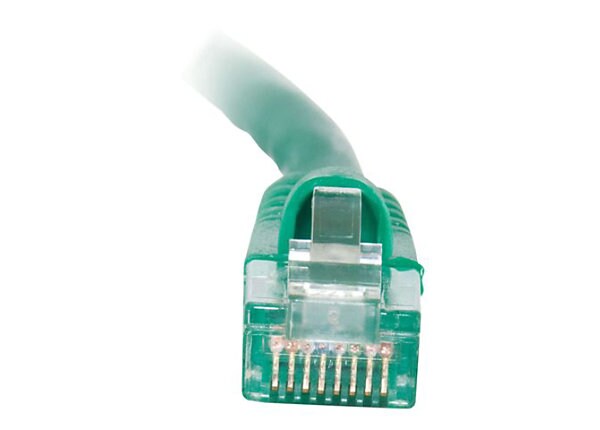 C2G Cat5e Snagless Unshielded (UTP) Network Patch Cable - patch cable - 10.66 m - green