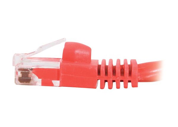 C2G Cat5e Snagless Unshielded (UTP) Network Patch Cable - patch cable - 9.14 m - red