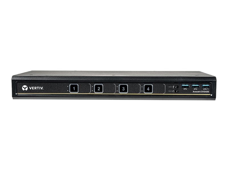 Vertiv Avocent 4-Port DisplayPort Standard Desktop KVM