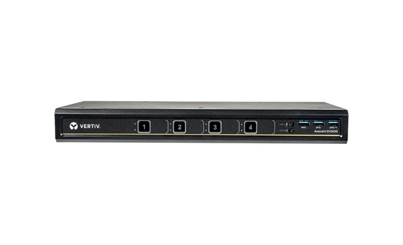 Vertiv Avocent 4-Port DisplayPort Standard Desktop KVM - SV240D 