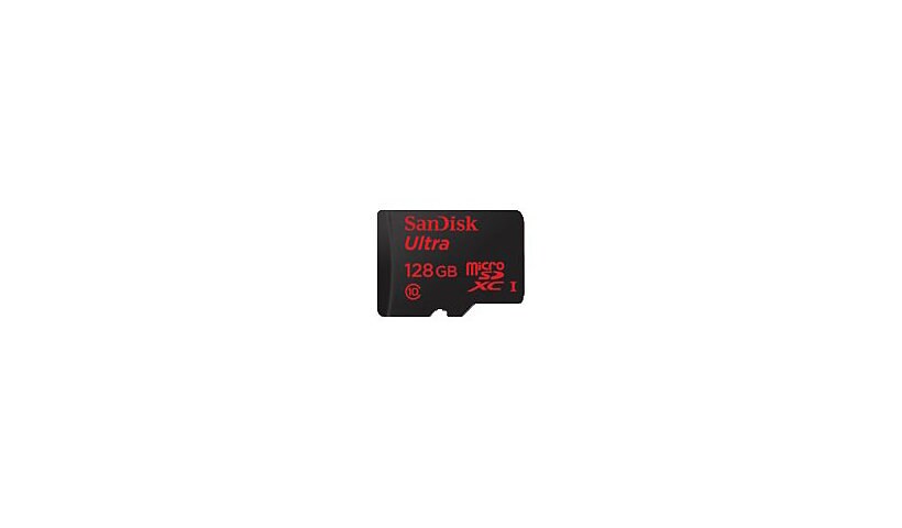 SanDisk Ultra - carte mémoire flash - 128 Go - microSDXC UHS-I