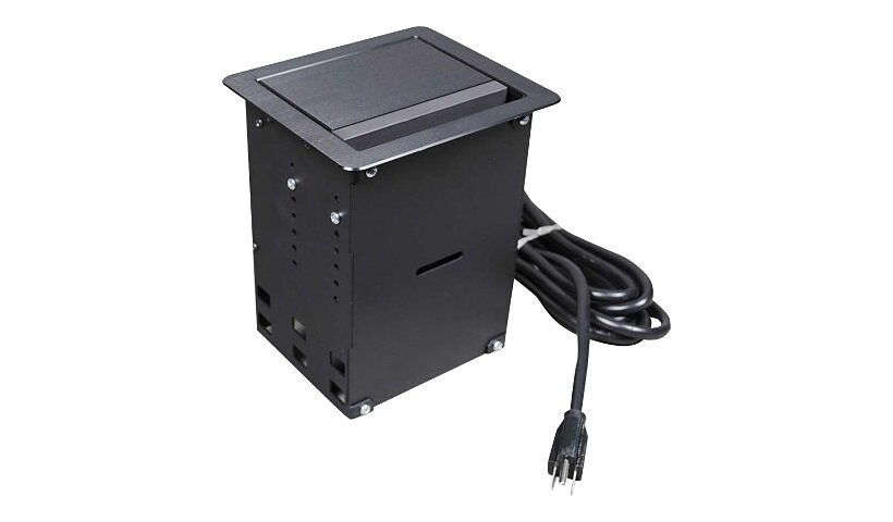 C2G Wiremold InteGreat A/V Table Box Black TAA Compliant - Cable Management