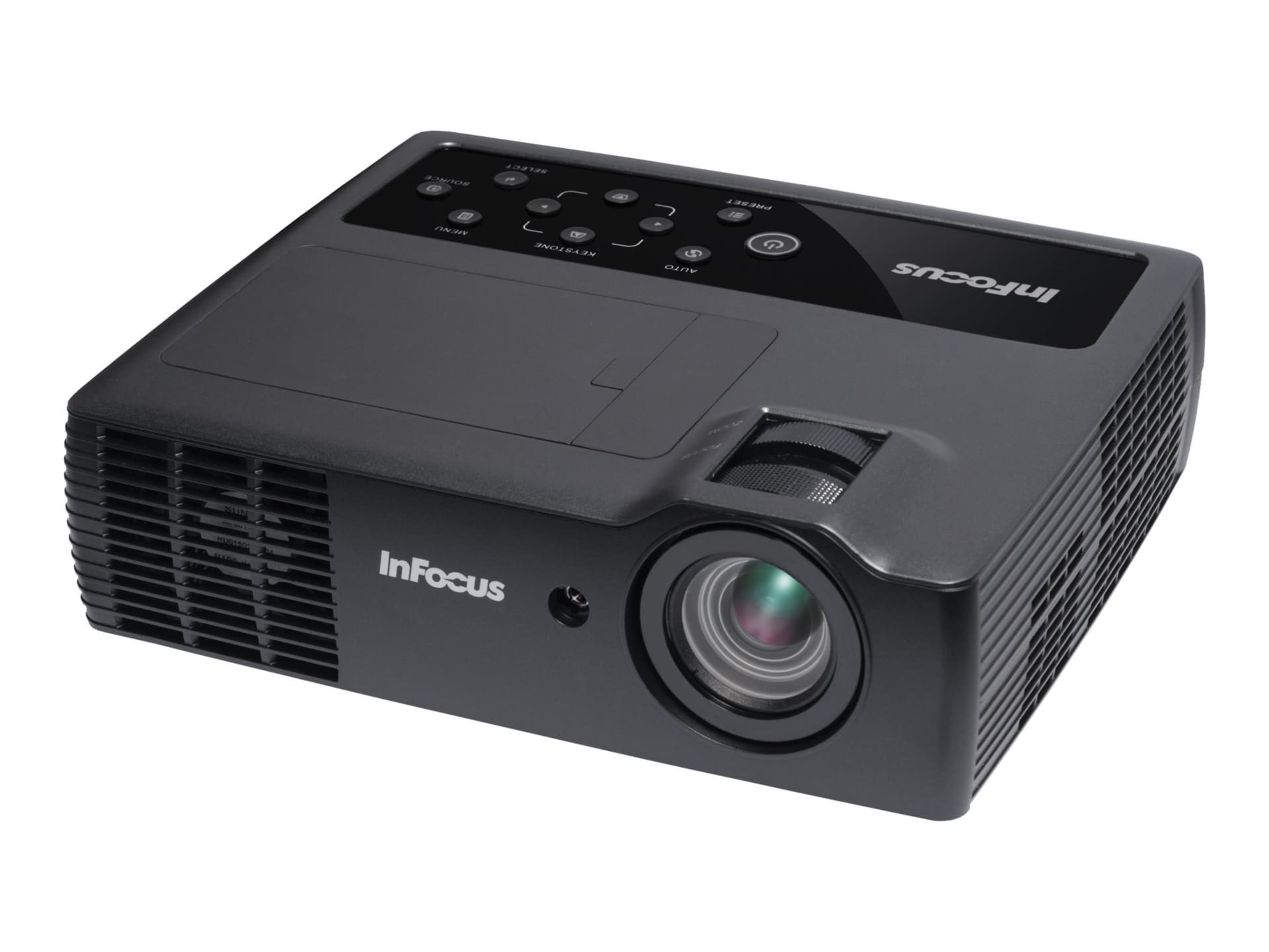 InFocus IN1116LC - DLP projector - portable - 3D - Miracast Wi-Fi Display / AirPlay - with InFocus LightCast USB adapter