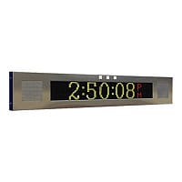Advanced Network Devices Large IP Signboard IPSIGNL-RWB - clock - rectangular - electronic - 51 in x 9 in