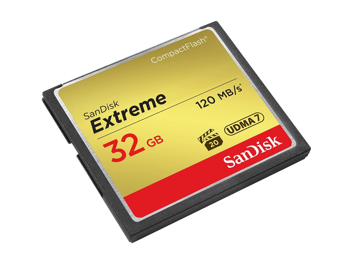 SanDisk Extreme - flash memory card - 32 GB - CompactFlash