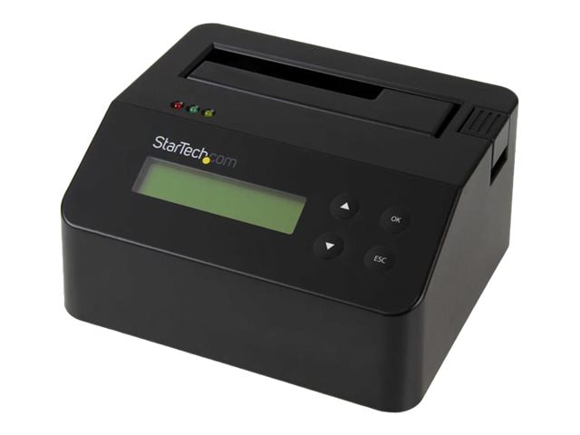 StarTech.com Single Bay Hard Drive Eraser, Standalone SATA Disk Sanitizer