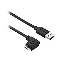 StarTech.com 3ft Slim Left-Angle Micro USB 3.0 Cable - M/M - USB 3.1 Gen 1
