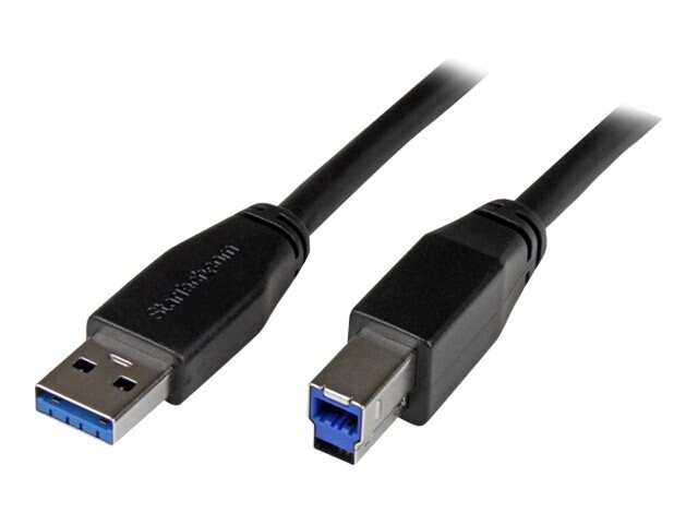 StarTech.com 10m 30 ft Active USB 3.0 (5Gbps) USB-A to USB-B Cable - M/M - USB A to B Cable - USB 3,2 Gen 1