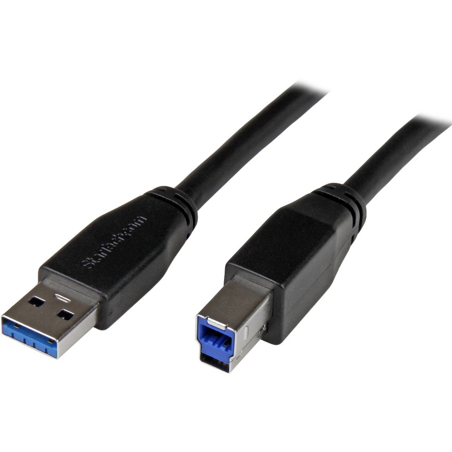 StarTech.com 10m 30 ft Active USB 3.0 (5Gbps) USB-A to USB-B Cable, M/M, US